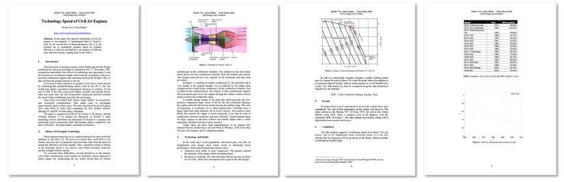 Technology Speed of Civil Jet Engines